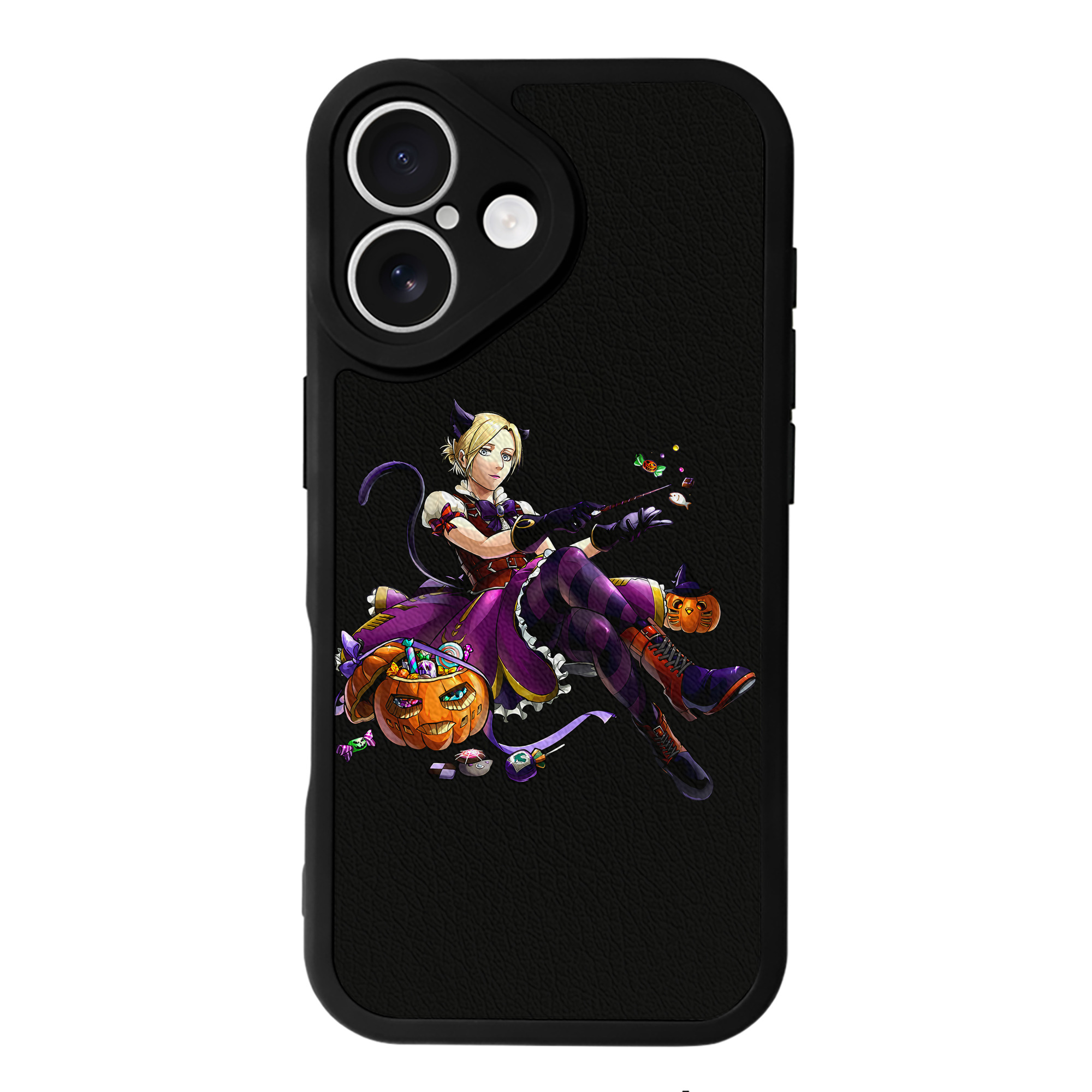 （画像用） 進撃の巨人 アニ・レオンハート Attack on Titan Annie Leonhart 【iPhone 16シリーズ対応】シリコンスマホケース（レザー調） 材質：シリコン